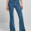 URBAN CLASSICS Organic High Waist - Bootcut Jeans - Clearblue Washed -Urban Classics 30b0025e0efc4bbf8666713841085029