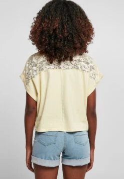 URBAN CLASSICS T-Shirt Print - Softyellow -Urban Classics 32f09fa017154af4979dc889f7d6215f