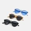 URBAN CLASSICS Sunglasses Cypres 3 Pack - Zonnebril - Black/Brown/Blue