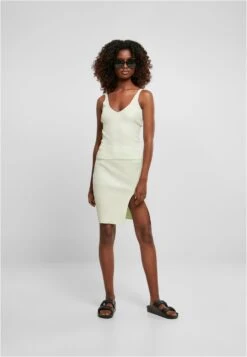 URBAN CLASSICS Ladies Rib Knit Top - Top - Lightmint 8 URBAN CLASSICS Ladies Rib Knit Top - Top - Lightmint -Urban Classics 3312291bceb145788085b3ca6a52b74b