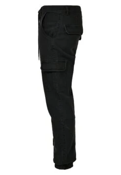 URBAN CLASSICS Knitted Cargo Jogging Pants - Cargobroek - Black -Urban Classics 3316108e2400406fa268cf725866a025