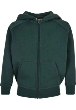 URBAN CLASSICS Sweater Met Rits - Bottlegreen
