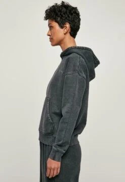 URBAN CLASSICS Small Embroidery - Hoodie - Black -Urban Classics 37363c794e0543d4b3d3fbd105c11d00