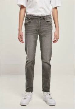 URBAN CLASSICS Slim Fit Jeans - Midgrey