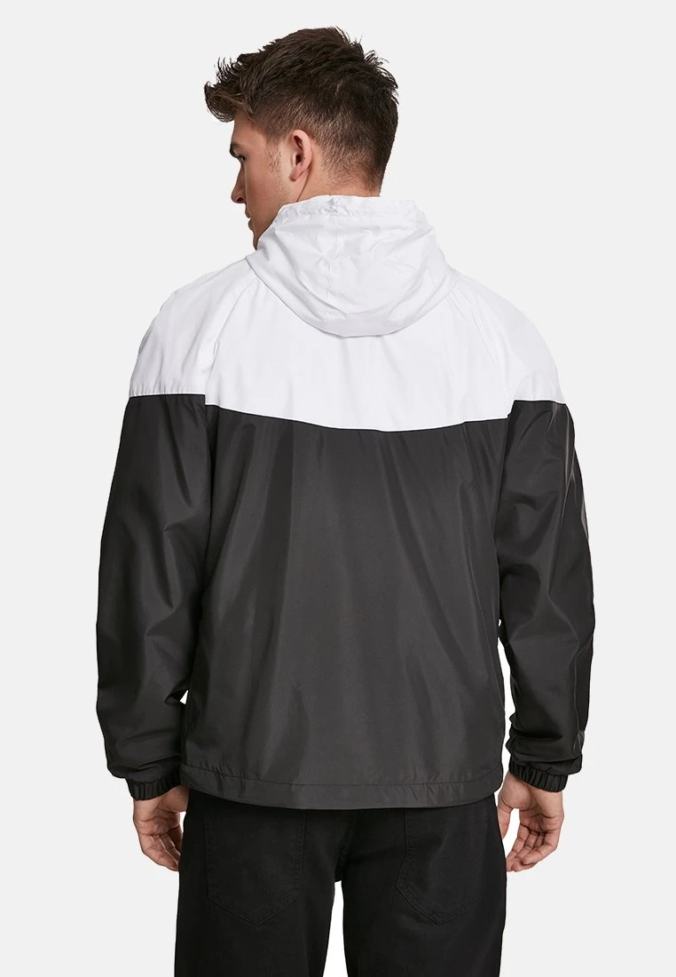 URBAN CLASSICS Lichte Jas - Wht/Blk 4 URBAN CLASSICS Lichte Jas - Wht/Blk - Afbeelding 2