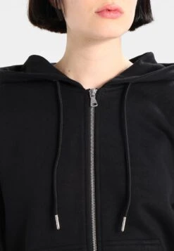 URBAN CLASSICS Hoody - Sweater Met Rits - Black -Urban Classics 38c4ade863cb47b5ad7e28526283dc23