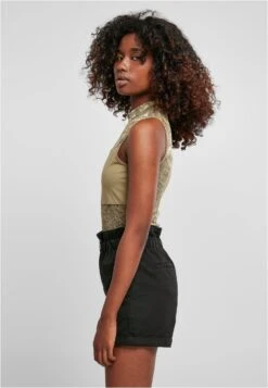 URBAN CLASSICS Ladies Lace Body - Blouse - Khaki -Urban Classics 38f0798145ac44ea93a801abf059ae3d