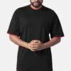 URBAN CLASSICS T-Shirt Basic - Black/Red