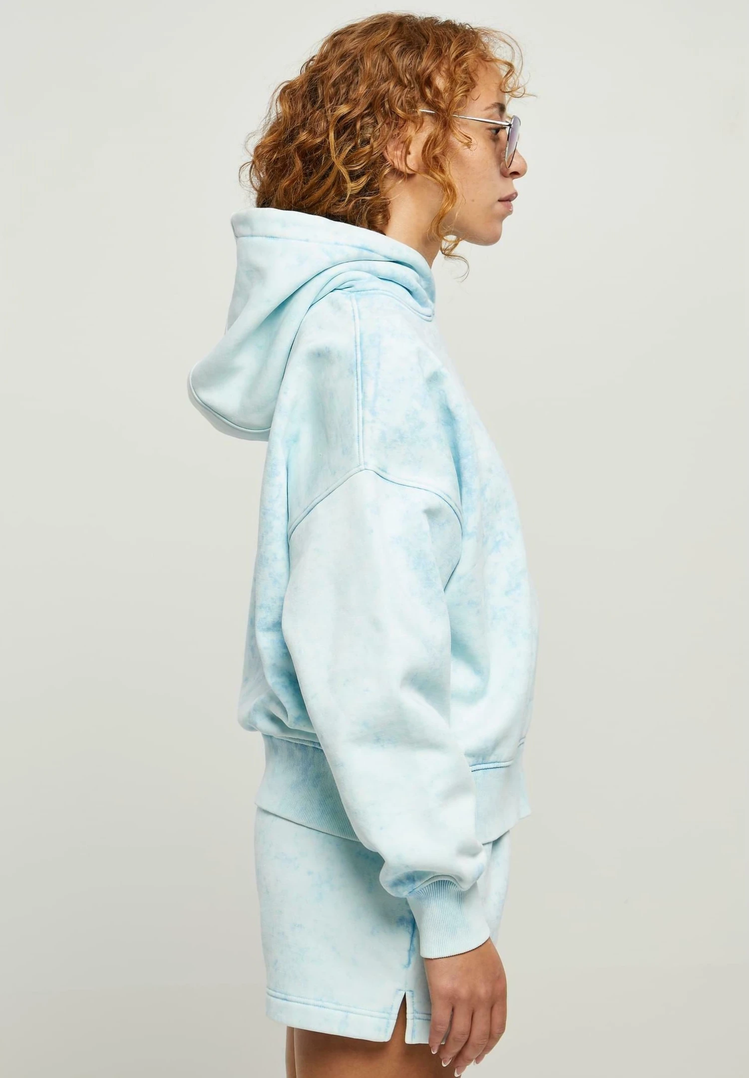 URBAN CLASSICS Towel Washed - Hoodie - Balticblue 7 URBAN CLASSICS Towel Washed - Hoodie - Balticblue - Afbeelding 5