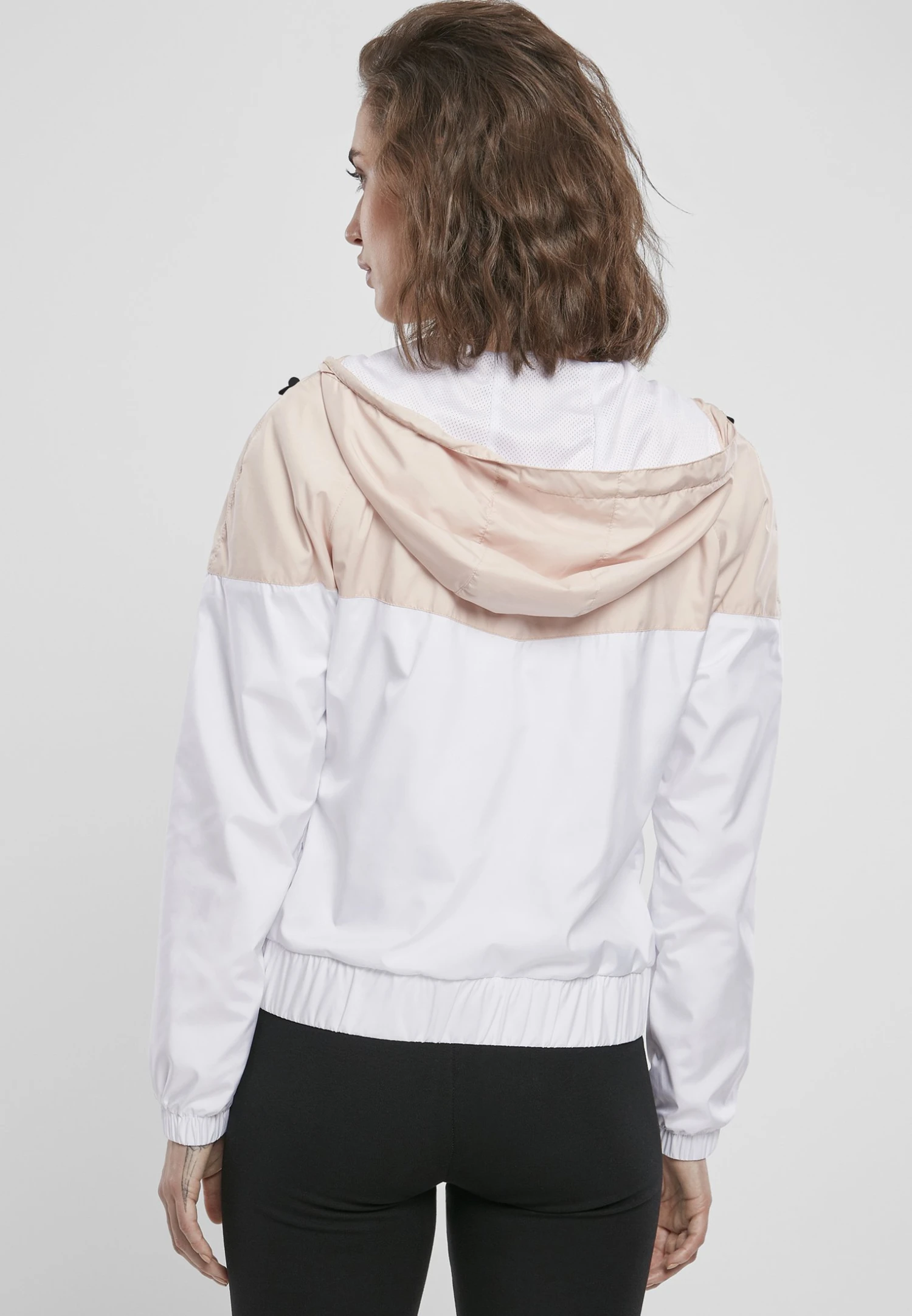 URBAN CLASSICS Arrow- Windjack - Lightpink/White 5 URBAN CLASSICS Arrow- Windjack - Lightpink/White - Afbeelding 3