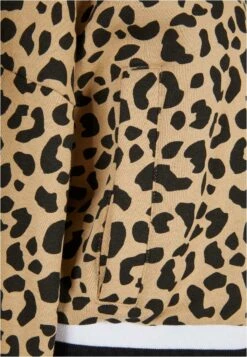 URBAN CLASSICS Aop College- Sweater Met Rits - Unionbeigeleo Black -Urban Classics 39cce4430d8843c69c6cc8919bda511e