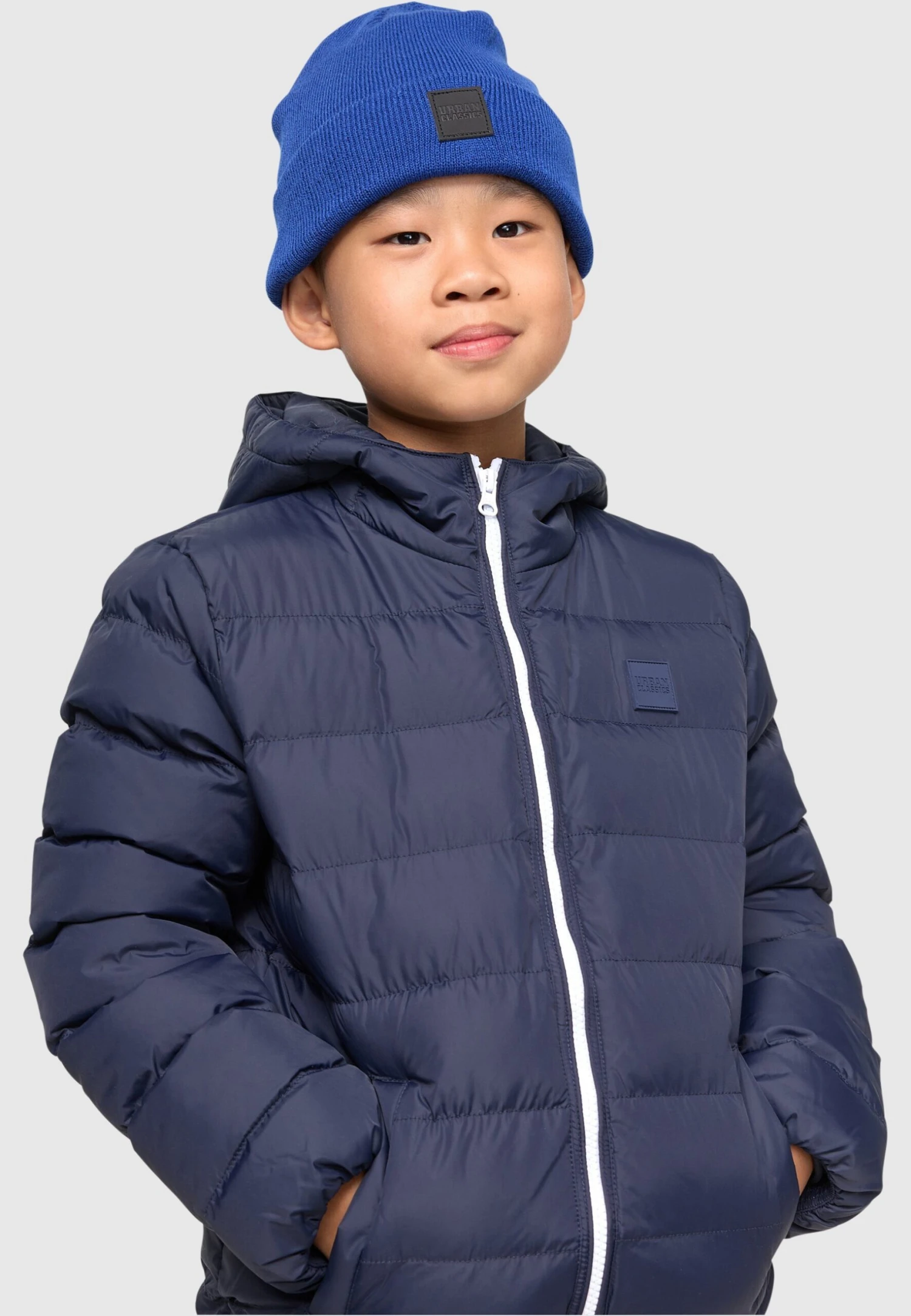URBAN CLASSICS Basic Bubble- Winterjas - Navy White Navy 3 URBAN CLASSICS Basic Bubble- Winterjas - Navy White Navy