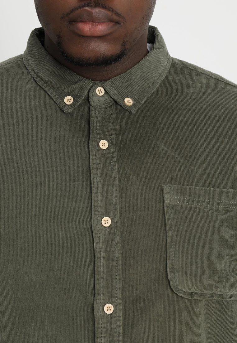 URBAN CLASSICS Corduroy- Overhemd - Olive 8 URBAN CLASSICS Corduroy- Overhemd - Olive - Afbeelding 6