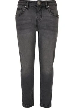 URBAN CLASSICS Straight Leg Jeans - Black Washed
