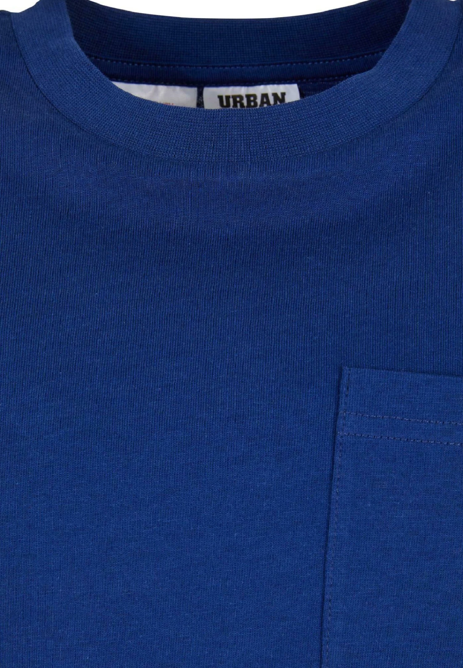 URBAN CLASSICS Organic Basic Pocket- T-Shirt Basic - Spaceblue 5 URBAN CLASSICS Organic Basic Pocket- T-Shirt Basic - Spaceblue - Afbeelding 3