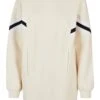 URBAN CLASSICS Oversized College - Jurk - Whitesand