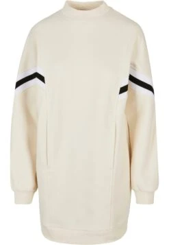 URBAN CLASSICS Oversized College - Jurk - Whitesand