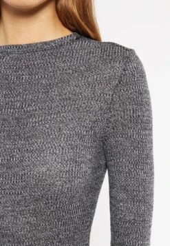 URBAN CLASSICS Ladies Rib Dress - Gebreide Jurk - Charcoal -Urban Classics 3c3503fe2a7b48cf8a9a12ba3df6fc9b