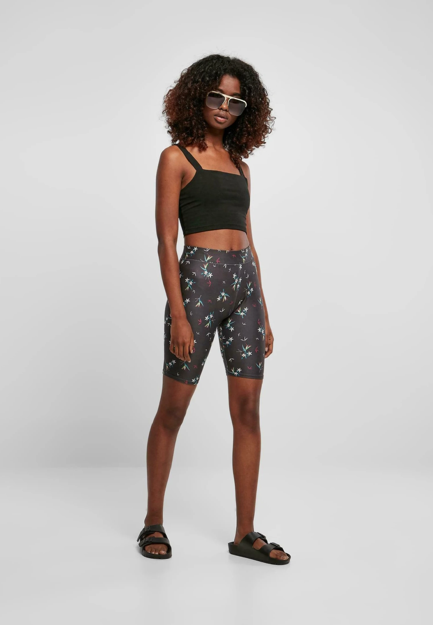 URBAN CLASSICS Shorts - Blackfloret 4 URBAN CLASSICS Shorts - Blackfloret - Afbeelding 2