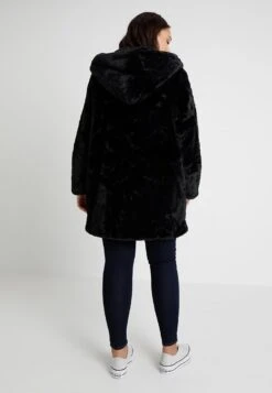 Ladies Hooded Coat - Winterjas - Black -Urban Classics 3d188d8fda18412ba89efecb07cad083