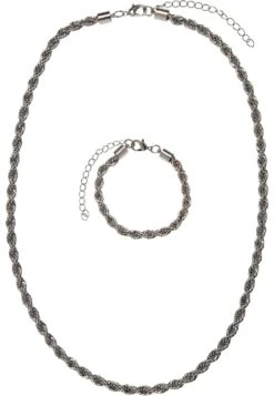 URBAN CLASSICS Charon Set - Ketting - Silver-Coloured