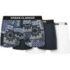 URBAN CLASSICS Organic3-Pack - Onderbroeken - Bandana Navy/Navy/White