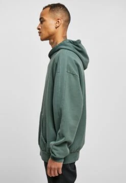 URBAN CLASSICS Garment Dye- Hoodie - Bottlegreen -Urban Classics 404a15638ebb41a7990b342914cdd388