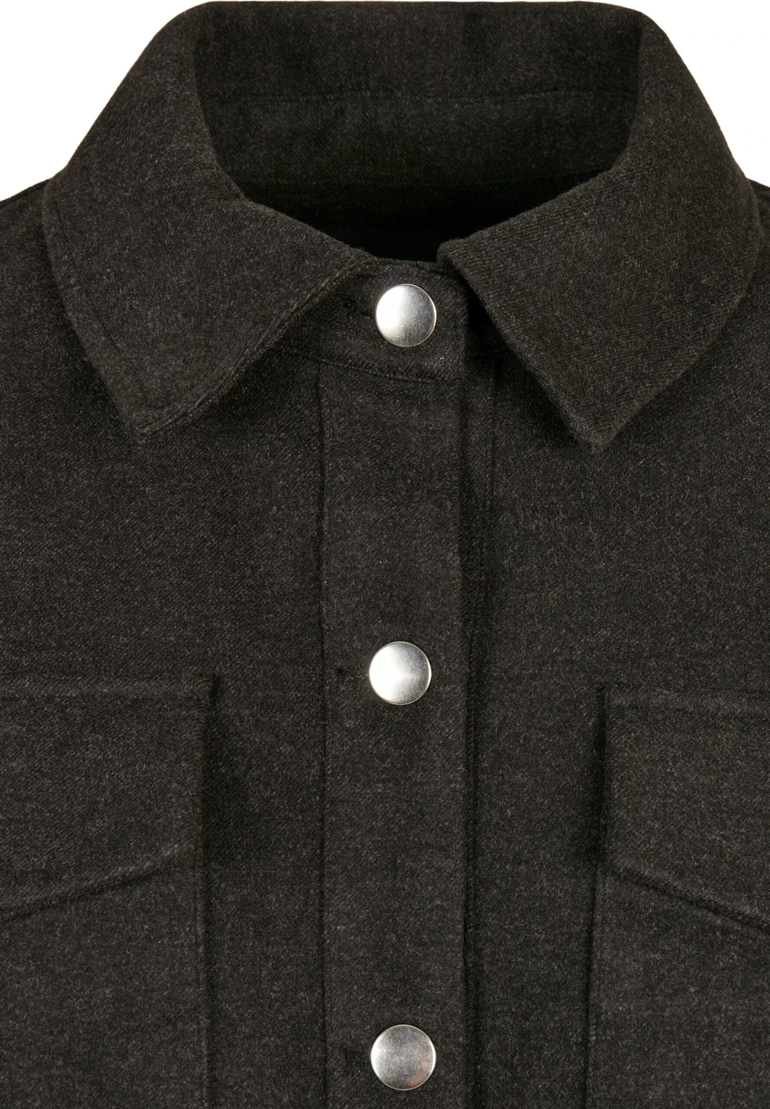URBAN CLASSICS Ladies Classic Overshirt - Jas - Charcoal 8 URBAN CLASSICS Ladies Classic Overshirt - Jas - Charcoal - Afbeelding 6
