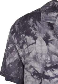 URBAN CLASSICS Ladies Viscose Tie Dye Resort Shirt - Overhemdblouse - Dark -Urban Classics 411bf5cdd7304d47929037cecfeb79df
