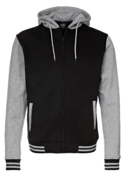 URBAN CLASSICS 2-Tone Zip Hoody - Sweater Met Rits - Black/Grey 12 URBAN CLASSICS 2-Tone Zip Hoody - Sweater Met Rits - Black/Grey -Urban Classics 418dd5d474ef4aa19ec4ea690dd5cb57