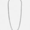 URBAN CLASSICS Long Basic Necklace Unisex - Ketting - Silver-Coloured -Urban Classics 4194ec5ad3f247dfaf6de1b6078e1254