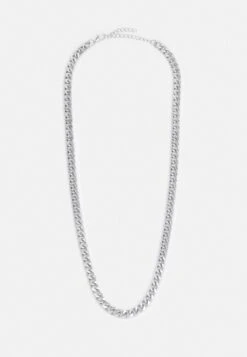 URBAN CLASSICS Long Basic Necklace Unisex - Ketting - Silver-Coloured