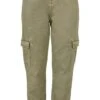 URBAN CLASSICS Washed Twill Jogging - Cargobroek - Olive