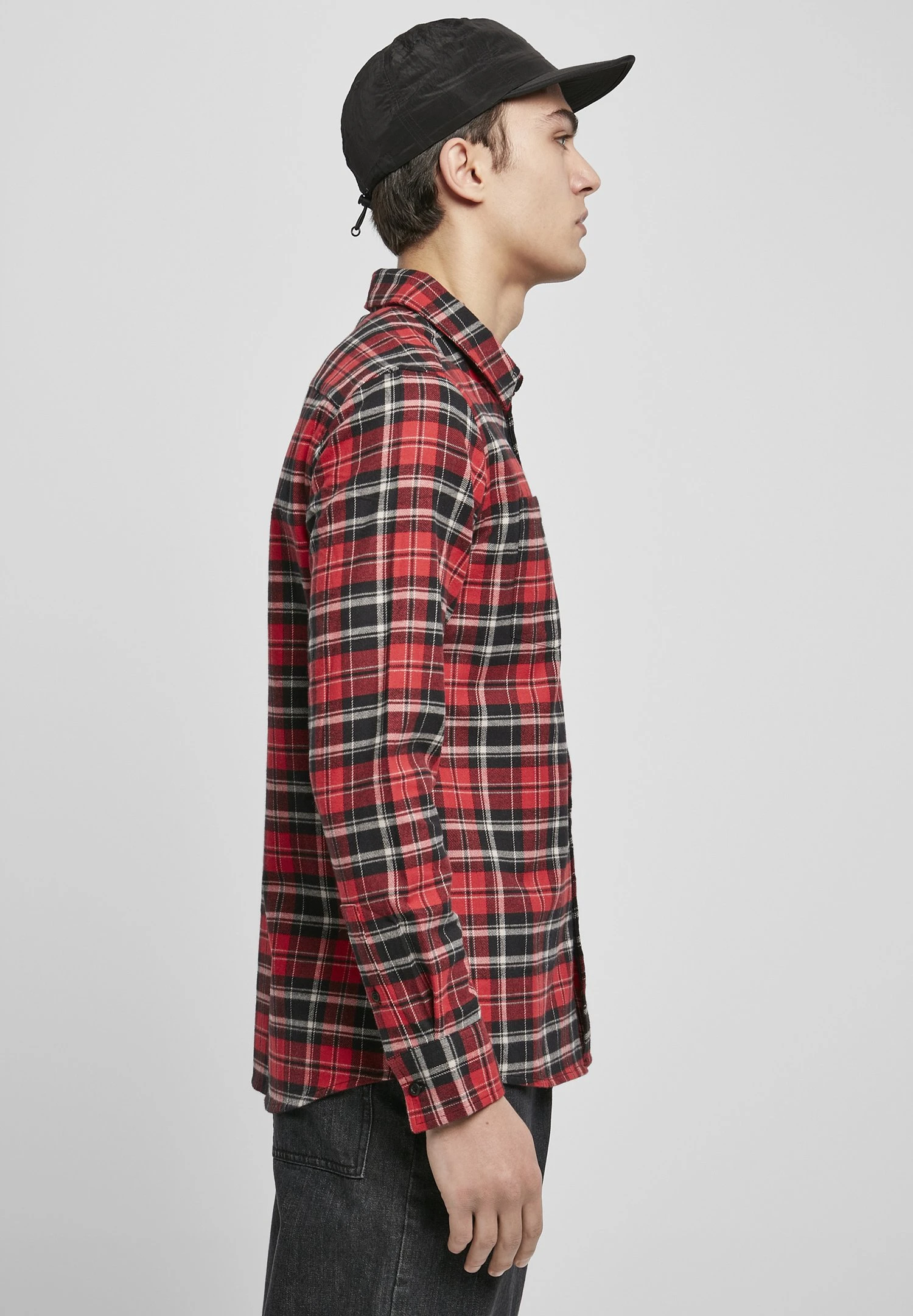 URBAN CLASSICS Roots - Overhemd - Red/Black/White 6 URBAN CLASSICS Roots - Overhemd - Red/Black/White - Afbeelding 4