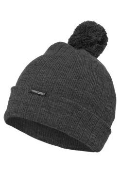 URBAN CLASSICS Bobble- Muts - Charcoal