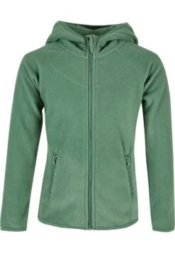 URBAN CLASSICS Zip - Fleecejas - Salvia