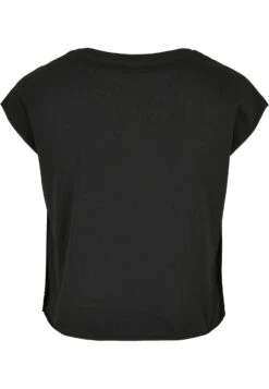 URBAN CLASSICS Ladies Organic Short Tee - T-Shirt Basic - Schwarz -Urban Classics 429a7766f03e4f178e1be903bb2c6cd7