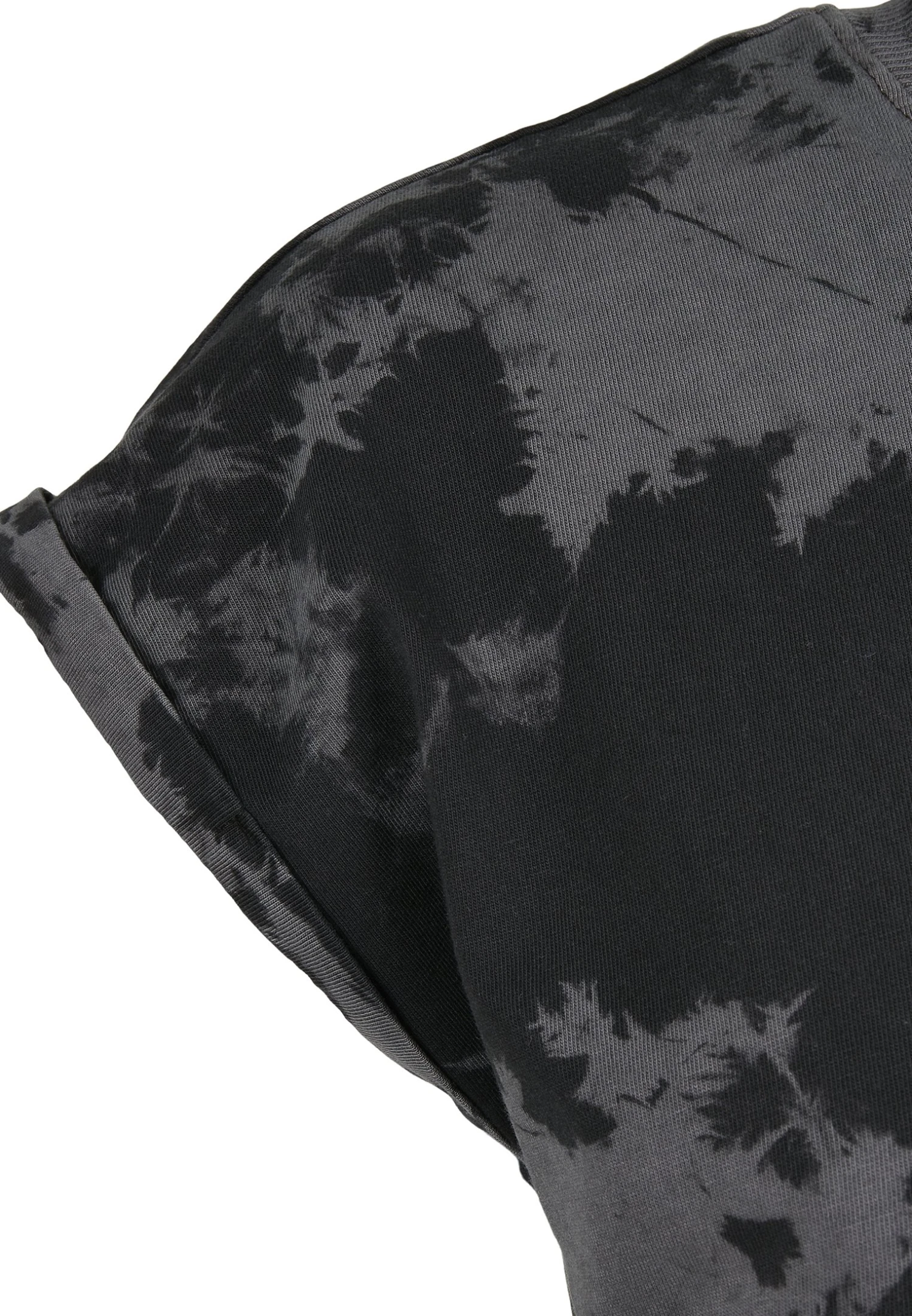 URBAN CLASSICS Bleached - Jerseyjurk - Black/Grey 6 URBAN CLASSICS Bleached - Jerseyjurk - Black/Grey - Afbeelding 4