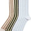 URBAN CLASSICS 3-Pack - Sokken - Black Whitesand White
