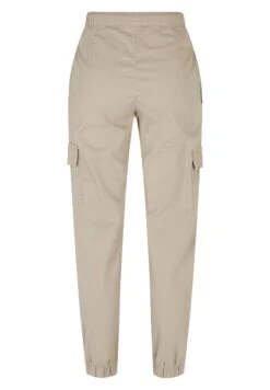 URBAN CLASSICS Ladies High Waist Cargo Comfort Jogging Pants - Cargobroek - Softseagrass -Urban Classics 445965c3bc8d44709974a9f646e37d51