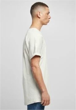 URBAN CLASSICS Long Shaped Turnup- T-Shirt Basic - Lightgrey -Urban Classics 44eae15f01094e89b7933be323eae9d0
