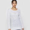 URBAN CLASSICS Ladies Long Wideneck Sweater - Trui - Offwhite -Urban Classics 453d0afa9c454583874223f68c344b61