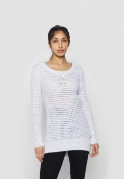 URBAN CLASSICS Ladies Long Wideneck Sweater - Trui - Offwhite