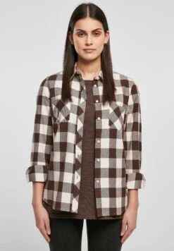 URBAN CLASSICS Overhemdblouse - Pink Brown 23 URBAN CLASSICS Overhemdblouse - Pink Brown -Urban Classics 45931ba213e04d638d4b1104fb23fbd5