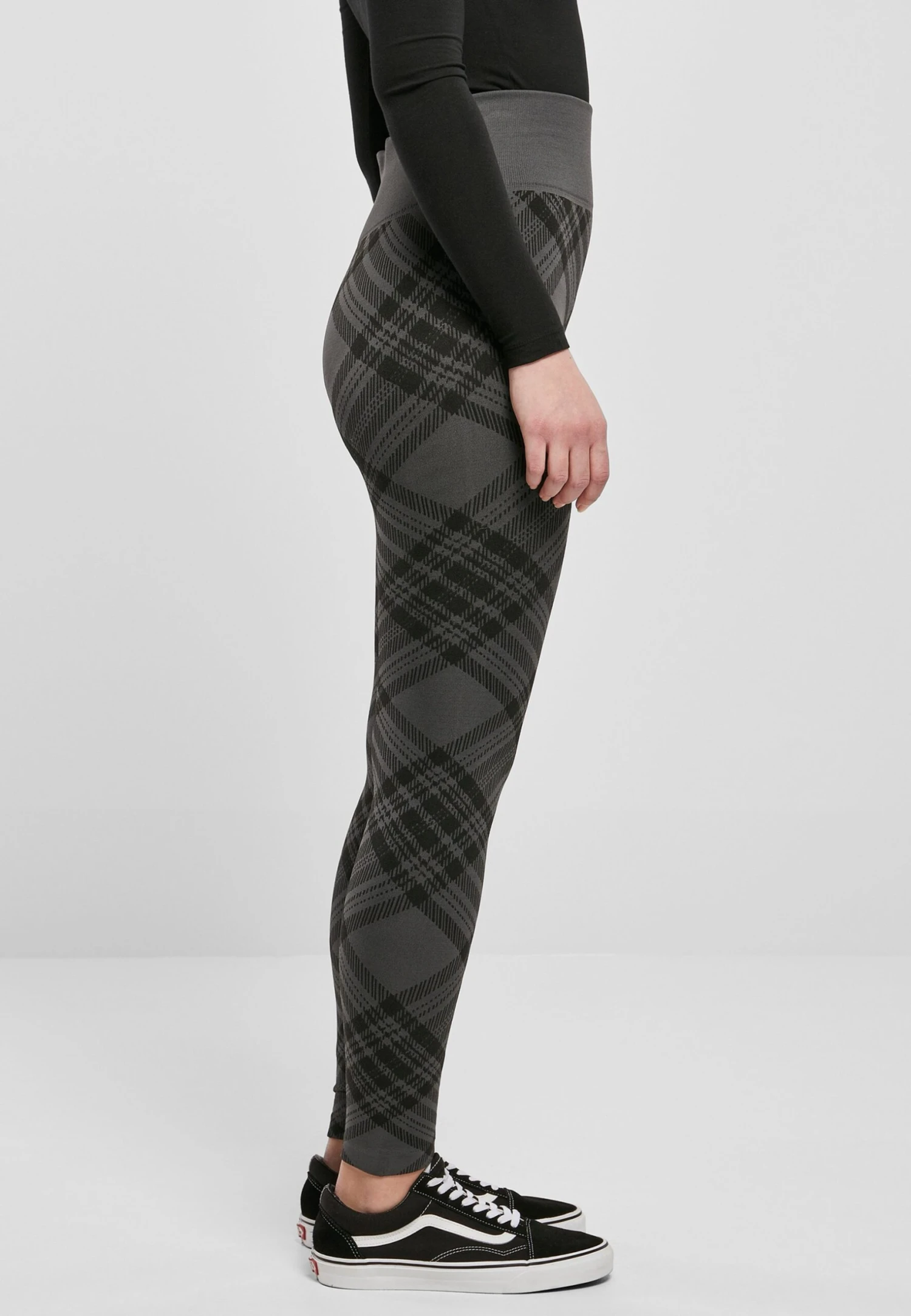 URBAN CLASSICS Seamless Heritage - Legging - Asphaltcheck 6 URBAN CLASSICS Seamless Heritage - Legging - Asphaltcheck - Afbeelding 4