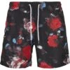 URBAN CLASSICS Pattern - Zwemshorts - Black Rose Aop -Urban Classics 45c4875c68124214b4ad52bfa3c9c268