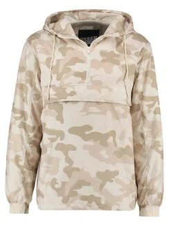 URBAN CLASSICS Camo Pull Over Windbreaker - Windjack - Sand -Urban Classics 45f9c32b911448a088114ba5bbea26df