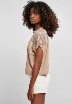 URBAN CLASSICS T-Shirt Print - Softtaupe -Urban Classics 46294eb3143744f29d94e5d8c94648b5