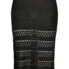 URBAN CLASSICS 3/4 Crochet - Kokerrok - Black -Urban Classics 4659f2357267410eba270af4c593dfdd