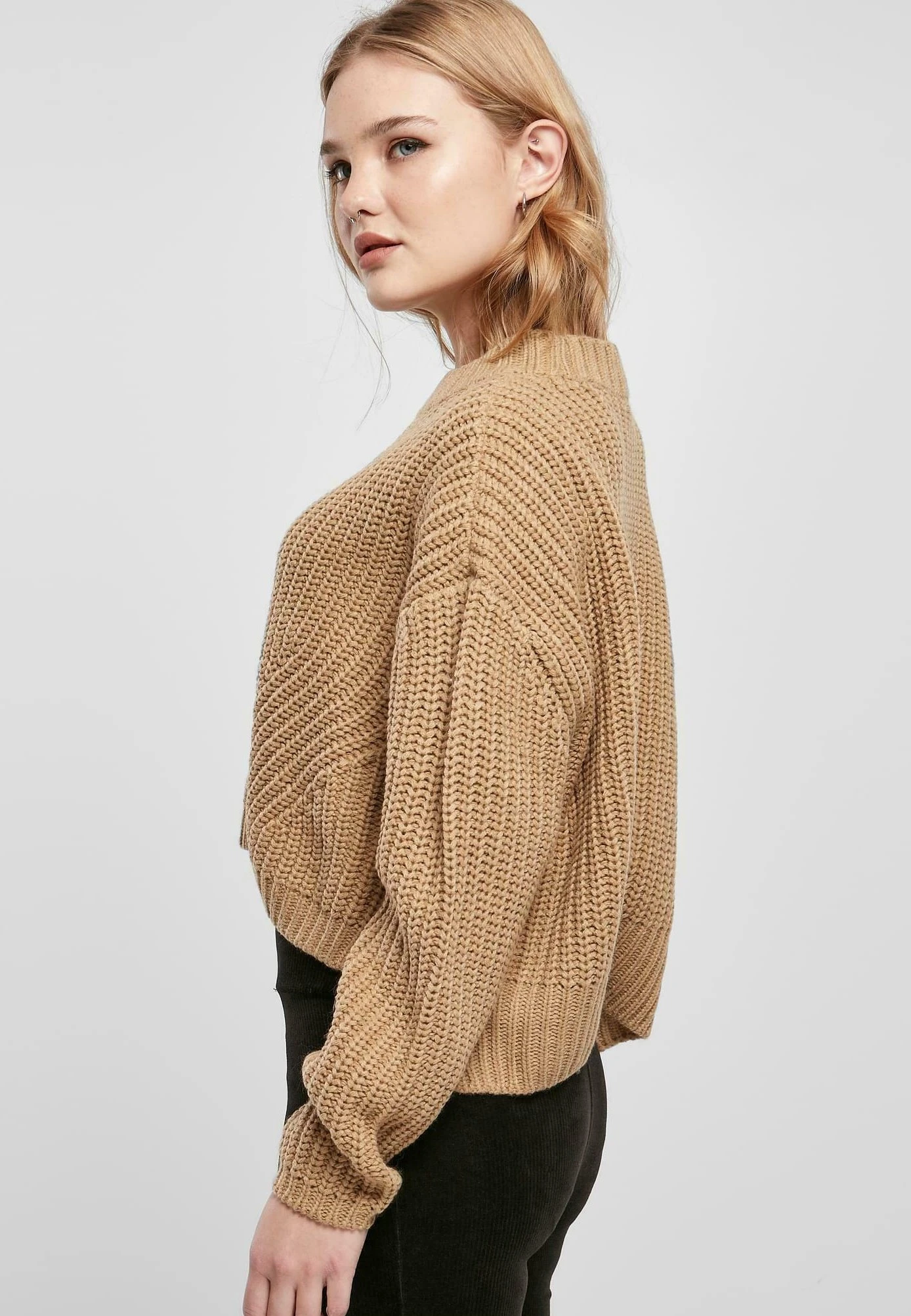 URBAN CLASSICS Wide - Trui - Unionbeige 7 URBAN CLASSICS Wide - Trui - Unionbeige - Afbeelding 5